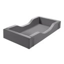 Ver imagem 3 de Cama Infantil Espumada Clara Premium Conforto Quarto Criança Proteção Moderna com Colchão Cor Cinza