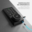 Ver imagem 2 de Fechadura Digital, Elg, Scfd100pr, Smart Lock, Senha Numérica, Touchscreen, Ip54, Preto