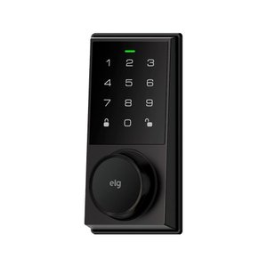 Fechadura Digital, Elg, Scfd100pr, Smart Lock, Senha Numérica, Touchscreen, Ip54, Preto