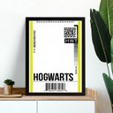 Ver imagem 1 de Quadro Decorativo Passagem para Hogwarts 45x34cm - com Vidro:moldura Preta