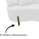 Ver imagem 6 de Namoradeira Sofá Feijão Luna Orgânica Couro Branco