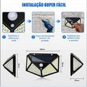 Ver imagem 6 de Luminaria Solar Spot Balizador Kit 20 Uni 100 Led 3 Funçoes Iluminaçao Lampada Decoraçao Segurança Q