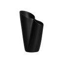 Ver imagem 1 de Vaso Decorativo de Mesa de Cerâmica Preto Fosco Antúrios Pequeno