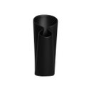 Ver imagem 4 de Vaso Decorativo de Mesa de Cerâmica Preto Fosco Antúrios Pequeno