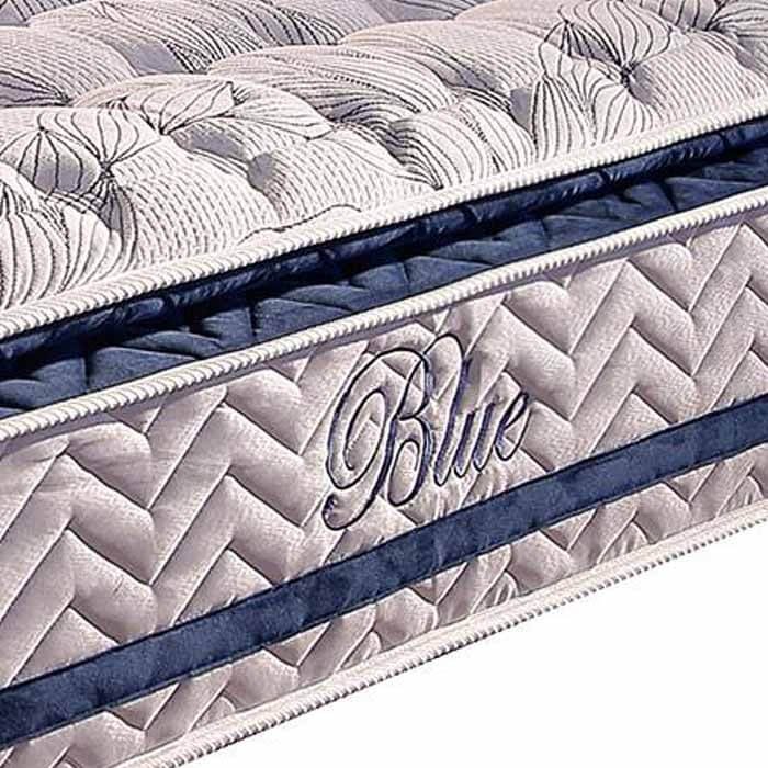 Colchão King Estrela Móveis Paropas de Molas Pocket Blue com Pillow Top Super Size 32x203x193 - 3