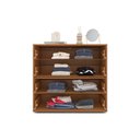 Ver imagem 3 de Cômoda Casal Porto C/ 4 Gavetas Branco/cinza - Politorno
