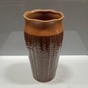 Ver imagem 2 de Vaso Decorativo Enfeite Casa Cerâmica 27x14x14cm Marrom