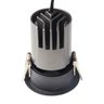 Spot de Embutir Nordecor Zaon Redondo Led Alto Irc 97 7w Bivolt Preto 2700k Luz Amarela 6513 - 4