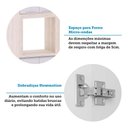 Ver imagem 4 de Paneleiro de Cozinha 70cm com 2 Nichos para Forno e Microondas 4 Portas Art Luciane Móveis
