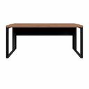 Ver imagem 3 de Mesa Escrivaninha Reta Industrial 170cm Pés Metal