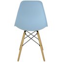 Ver imagem 4 de Cadeira Charles Eames Eiffel Wood Design - Azul Claro