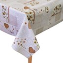 Ver imagem 2 de Toalha De Mesa Térmica Impermeável Pvc Coração 1,40 X 1,00