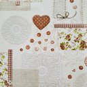 Ver imagem 4 de Toalha De Mesa Térmica Impermeável Pvc Coração 1,40 X 1,00