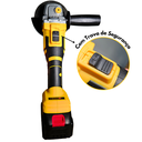 Ver imagem 2 de Esmerilhadeira Lixadeira Angular a Bateria 21v Motor Brushless Snel Ferramentas