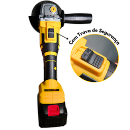 Esmerilhadeira Lixadeira Angular a Bateria 21v Motor Brushless Snel Ferramentas - 2