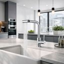 Ver imagem 7 de Kit Cuba Gourmet Cozinha 50x40 Inox 304 Prata com Torneira Misturador Retrátil Brinovar