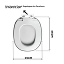 Ver imagem 2 de Assento Sanitário Almofadado Aspen Deca Branco