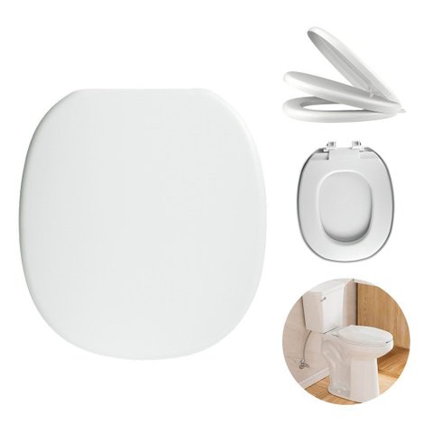 Assento Sanitário Almofadado Aspen Deca Branco