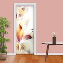 Ver imagem 1 de Adesivo de Porta Floral Abstrato 3 Arte Destaque G - 0,93 X 2,13 Metros