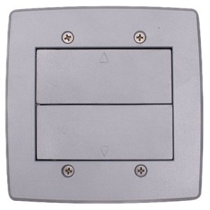 Espelho Caixa Piso Embutir 4x4 2 Tomadas Tampa Basculante sem Tomada - Cinza