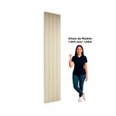 Ver imagem 4 de Painel Ripado em Barra 250cm x 46cm 100% MDF Majestade Marrom/Off White Gelius Móveis