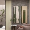 Ver imagem 7 de Painel Ripado em Barra 250cm x 46cm 100% MDF Majestade Marrom/Off White Gelius Móveis