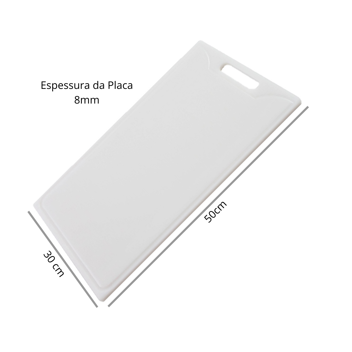 Tábua De Corte Placa Polietileno Para Cozinha Profissional - 3