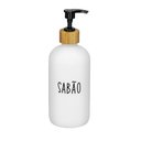 Ver imagem 1 de Porta Sabonete Líquido Banheiro Doha 500ml Branco Hauskraft
