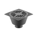 Ver imagem 1 de Ralo Sifonado Astra Quadrado com Grelha Circular Cinza R4