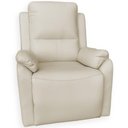 Ver imagem 4 de Poltrona do Papai Retrátil Reclinável Elétrica Aniche L06 Couro Off White - Lyam Decor