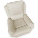 Ver mais imagens de Poltrona do Papai Retrátil Reclinável Elétrica Aniche L06 Couro Off White - Lyam Decor