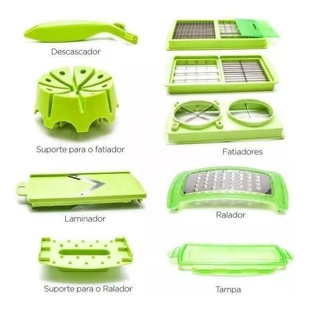Nicer Dicer Processador Cortado Alimentos Legumes Topen Home - 3
