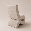 Ver imagem 5 de Poltrona Decorativa Marina Bouclê Moscow Design Orgânico Moderno