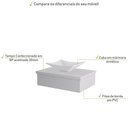 Ver imagem 4 de Conjunto Bancada C-cuba L38 Metrópole 600 Perffect Acetinado Branco Chess