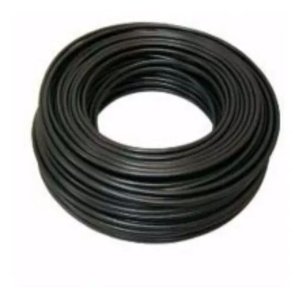 Cabo Flexível PP 2x0,50mm 30 Metros Com Alma de Aço Para Lustre e Pendente MD-6002/30 - Preto