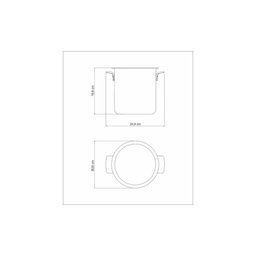 Balde para Garrafas Tramontina Cosmos em Aço Inox 18,2 Cm 5,2 L Tramontina - 3