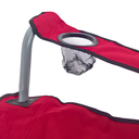 Ver imagem 4 de Cadeira Camping Dobravel Portatil Premium até 160kg Vermelha Lu0102_vm