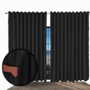 Ver imagem 3 de cortina blackout Paris quarto e sala 5,50 x 2,50 preto