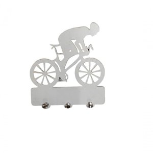 Porta Chave Bike em Mdf Branco