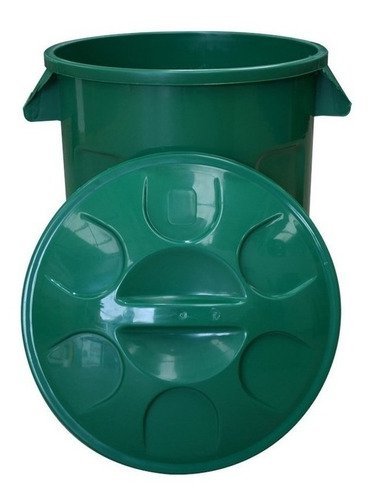 Balde 60 Litros Com Tampa Cores:Verde - 19
