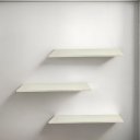 Ver imagem 1 de Kit 3 Prateleiras Mdf 15mm Branca 60x20cm Fixação Invisível