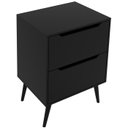 Ver imagem 1 de Gabinete para Banheiro 60 Cm com 2 Gavetas Bn3639 Preto Tecno Mobili