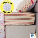 Ver imagem 4 de Jogo de Cama Lençol 4 Peças Queen com Elástico Estampado 158x198x30cm Bf Colchões