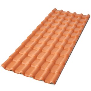 Telha Colonial de PVC Cerâmica Terracota - LUX TELHAS