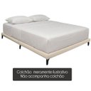 Ver imagem 6 de Cama Japonesa King Size Veneza 200cm Base Box Orgânica Bouclê Estofada Pés de Ferro:Bouclê Bege
