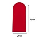 Ver imagem 2 de Cabeceira Queen Size Design Nuvem 45x20cm 8 Placas em Suede:vermelho
