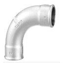 Ver imagem 1 de Curva 90° Galvanizada Fêmea 3/4 Curva Metal Galvanizado Fêmea 90° 3/4 Tupy Tupi
