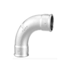Curva 90° Galvanizada Fêmea 3/4 Curva Metal Galvanizado Fêmea 90° 3/4 Tupy Tupi