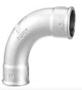 Ver imagem 1 de Curva 90° Galvanizada Fêmea 3/4 Curva Metal Galvanizado Fêmea 90° 3/4 Tupy Tupi