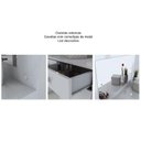 Ver imagem 3 de Penteadeira Camarim Juvenil Chanel c/ 1 Porta e 4 Gavetas c/ Espelho Branco - Henn